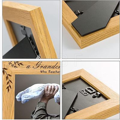 Natural Wood Photo Frames DIY-WH0234-013-1