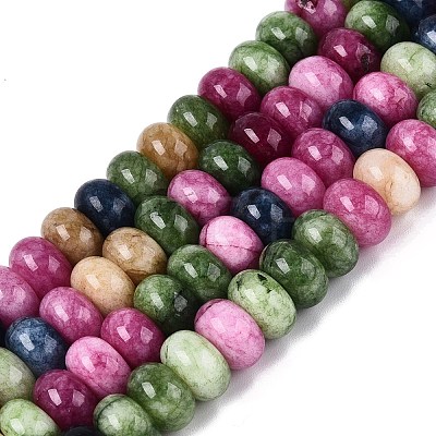 Natural White Jade Beads Strands G-Q613-01F-40-1