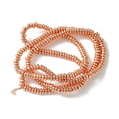Electroplated Synthetic Non-Magnetic Hematite Beads Strands G-H020-J01-01-1