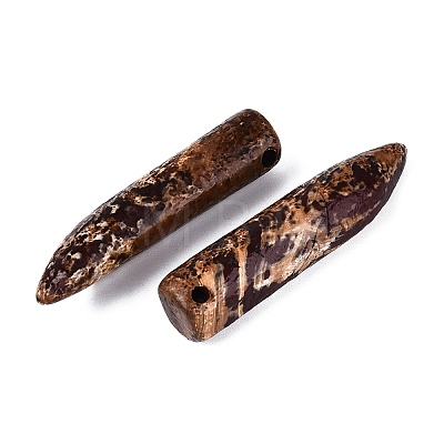 Natural Tree Bark Agate Big Pendants G-Q606-21-1