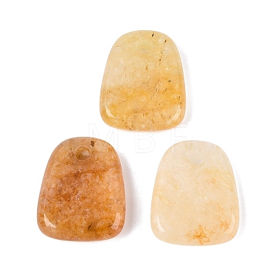 Natural Topaz Jade Pendants G-N362-06D-1