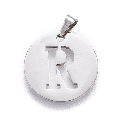 Non-Tarnish 201 Stainless Steel Pendants STAS-L221-33R-1