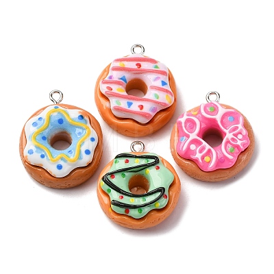 Opaque Resin Pendants CRES-D309-02P-1