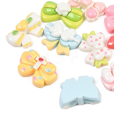 Opaque Resin Cabochons CRES-T027-02M-1