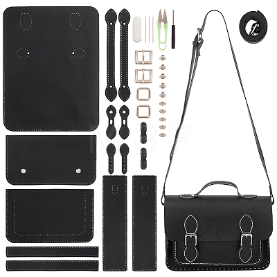 DIY Imitation Leather Satchel Making Kits DIY-WH0399-07-1