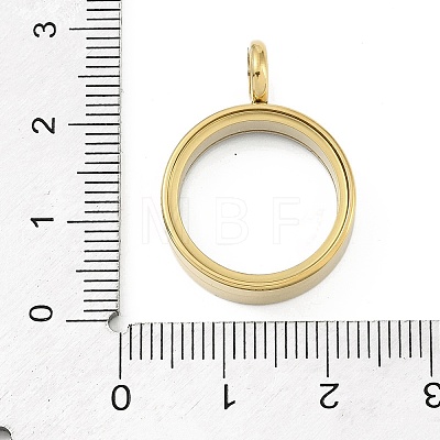 Ion Plating(IP) 304 Stainless Stee Locket Pendants X-STAS-S132-16G-02-1