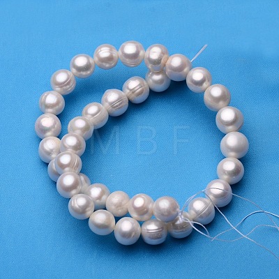 Potato Natural Cultured Freshwater Pearl Beads Strands PEAR-E007-11-12mm-A-01-1