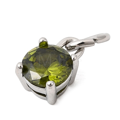 Birthdaystone Theme August 304 Stainless Steel Charms STAS-B128-60P-08-1