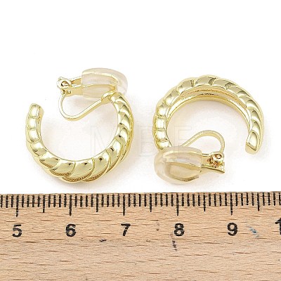3 Pairs Brass Cuff Earrings EJEW-Z148-02G-1