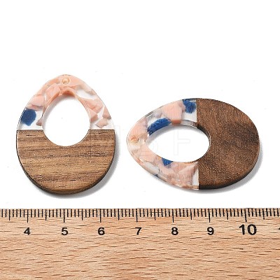 Resin and Walnut Pendants FIND-R051-10-1