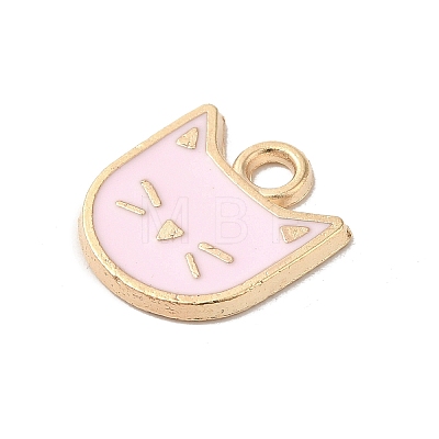 Rack Plating Alloy Enamel Charms ENAM-P254-03KCG-04-1