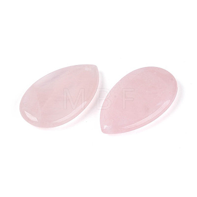 Natural Rose Quartz Pendants G-N349-12A-1