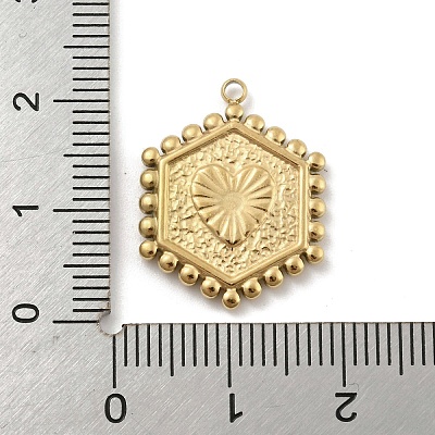 201 Stainless Steel Pendants LS-STAS-R227-01E-G-1