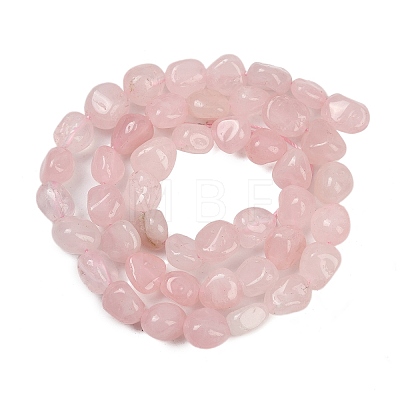 Natural Madagascar Rose Quartz Beads Strands X-G-Q060-E21-02-1