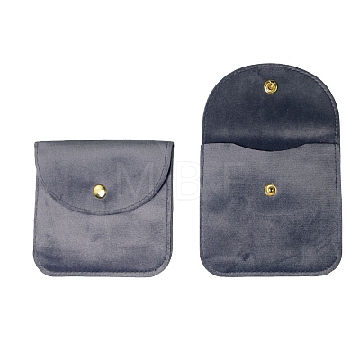 Velvet Jewelry Storage Bags with Snap Button PW-WG79118-13-1