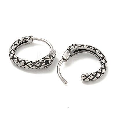 316 Surgical Stainless Steel Hoop Earrings EJEW-D096-09Q-AS-1