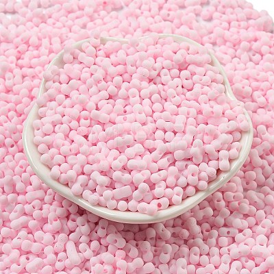 Macaron Color Opaque Frosted Glass Seed Beads SEED-K009-12B-09-1