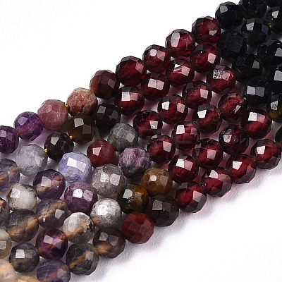 Natural Mixed Gemstone Beads Strands G-D080-A01-02-29-1
