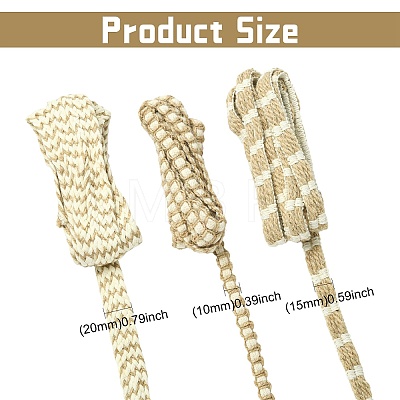 3Pcs Weaving Hemp Rope Belts ST-CJ0042-003-1