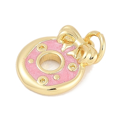 Brass Enamel Charms KK-Q028-12A-G-1
