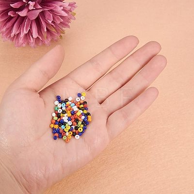 8/0 Round Glass Seed Beads SEED-PH0005-02-1