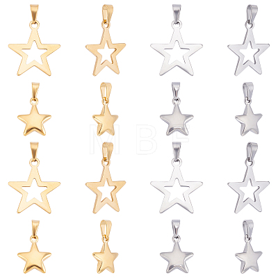 304 Stainless Steel Pendants STAS-UN0013-05-1