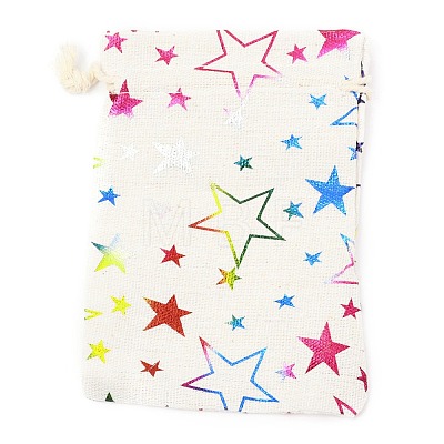 Christmas Theme Cotton Fabric Cloth Bag LS-ABAG-H104-B14-1