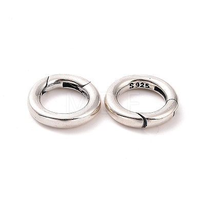 925 Sterling Silver Spring Gate Rings STER-D036-10AS-02-1