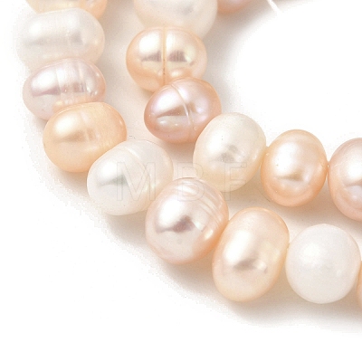 Natural Cultured Freshwater Pearl Beads Strands PEAR-A006-29B-1