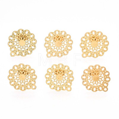 304 Stainless Steel Stud Earring Findings X-STAS-S079-34A-1