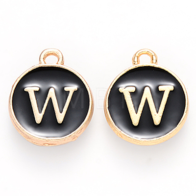 Golden Plated Alloy Charms ENAM-S118-02W-1