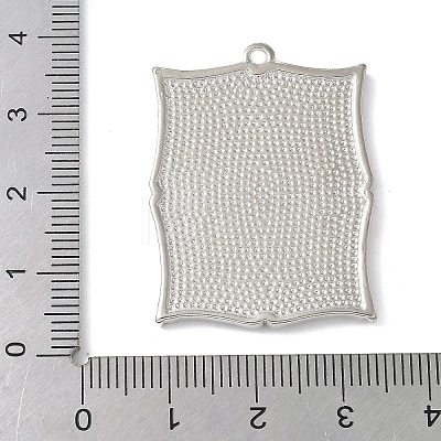 Brass Brass Pendant Cabochon Settings LS-KK-V005-02P-04-1