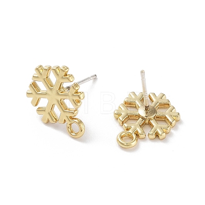 Alloy Stud Earring Findings FIND-U006-03G-1