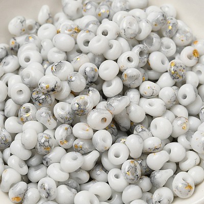 Baking Paint Glass Seed Beads SEED-F006-01A-09-1