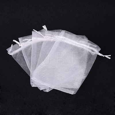 100Pcs Organza Drawstring Bags OP-PH0001-36B-1