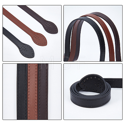 3 Colors PU Leather Bag Handles FIND-WR0001-71-1