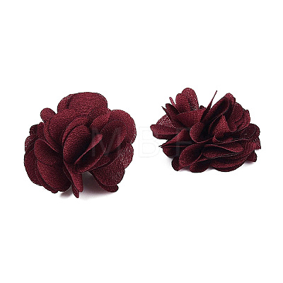 Polyester Fabric Flowers FIND-ZX004-11-02-1