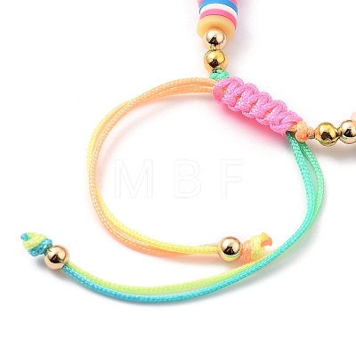 Adjustable Nylon Cord Braided Bead Bracelets BJEW-JB05490-01-1