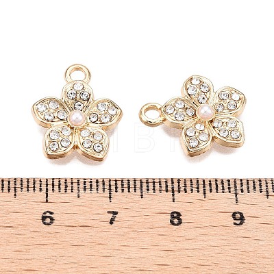 Rack Plating Alloy Pave Rhinestone Pendants FIND-N005-15A-1