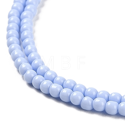 Imitation Jade Glass Beads Strands GLAA-K062-A01-04-1