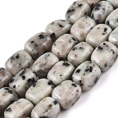 Natural Sesame Jasper/Kiwi Jasper Beads Strands G-T138-80-1