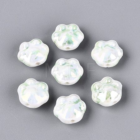 Handmade Porcelain Beads PORC-N012-08B-1