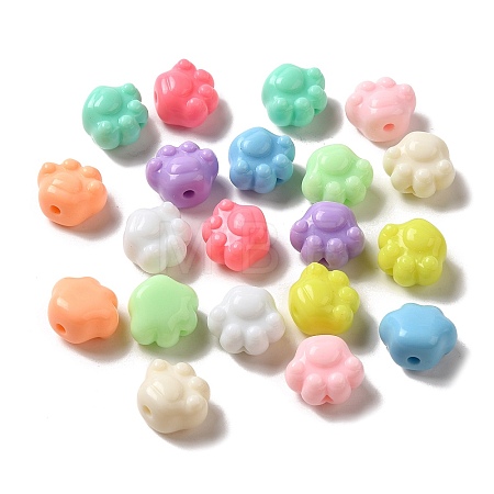 Opaque Acrylic Beads SACR-G038-03-1