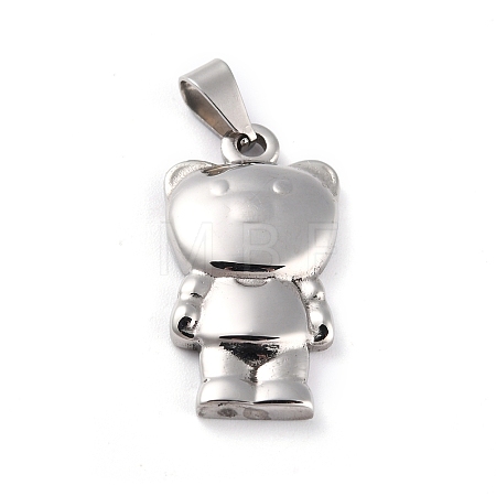 Non-Tarnish 304 Stainless Steel Pendant STAS-G246-04-1
