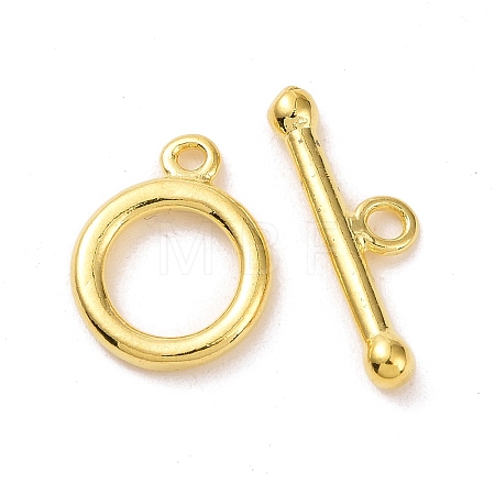 Brass Toggle Clasps X-KK201-G-1