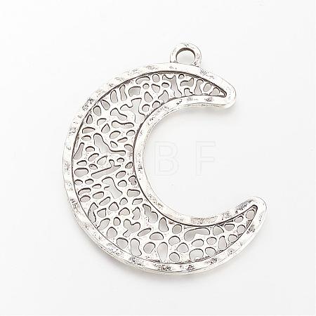 Tibetan Style Alloy Pendants TIBE-S303-34AS-RS-1