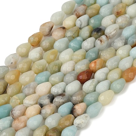 Natural Amazonite Beads Strands G-P520-B10-01A-1