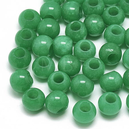 Dyed Natural Malaysia Jade Beads G-T092-12mm-12-1