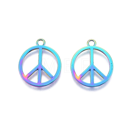 Rack Plating Alloy Pendants FIND-B010-09MC-1