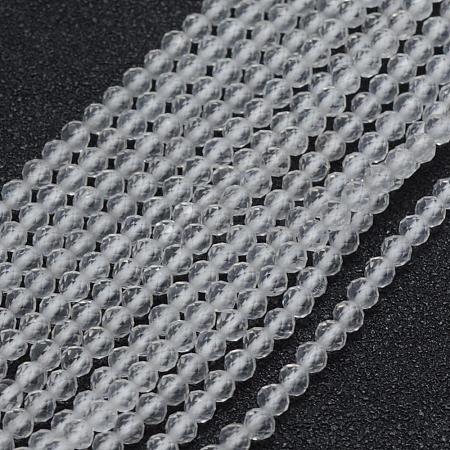 Natural Quartz Crystal Beads Strands G-E411-28-3mm-1